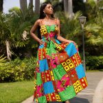 Robe en Pagne Africain Longue