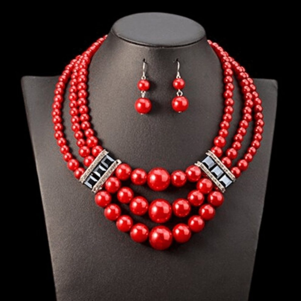 Collier Traditionnel D'Afrique Du Nord - Bijou Ethnique Occasion En Bon état